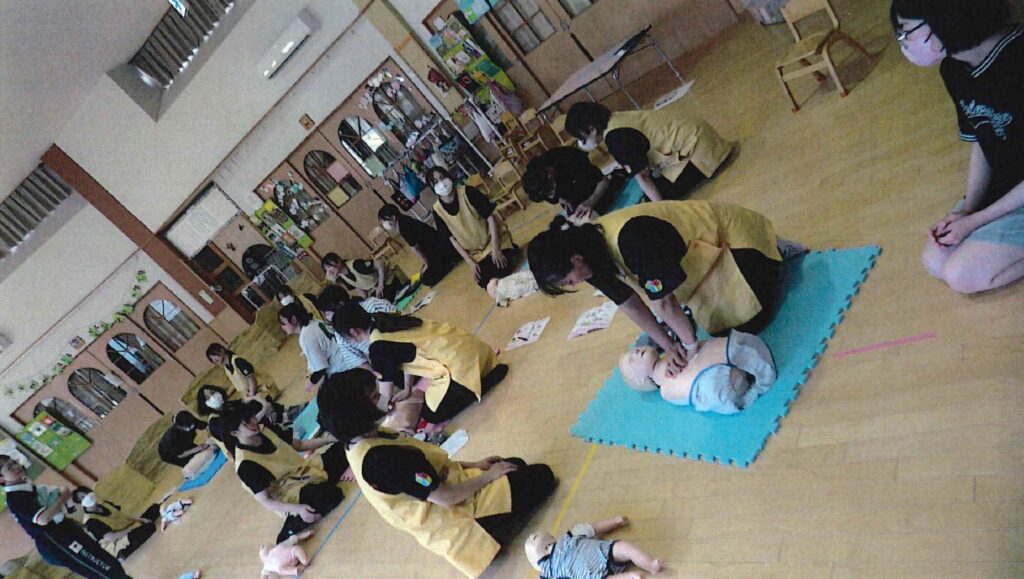 乳幼児の救命講習 ②